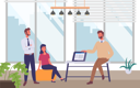 پیش‌نمایش فایل people-talking-and-working-in-office-9622960 از پک افراد دفتر