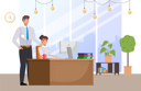 پیش‌نمایش فایل young-girl-working-in-office-at-laptop-9623000 از پک افراد دفتر