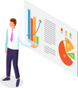 پیش‌نمایش فایل businessman-points-on-presentation-data-report-slide-9718269 از پک تحلیل کسب‌وکار