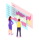 پیش‌نمایش فایل businesspeople-looking-at-screen-with-growing-graphics-9718271 از پک تحلیل کسب‌وکار