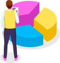 پیش‌نمایش فایل worker-man-with-paper-in-hand-with-graphics-9718247 از پک تحلیل کسب‌وکار