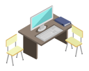 پیش‌نمایش فایل workplace-with-computer-9738383 از پک خدمات بانکی