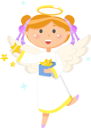 پیش‌نمایش فایل angel-with-box-of-stars-christmas-or-easter-symbol-9779709 از پک فرشته
