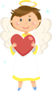 پیش‌نمایش فایل angel-with-heart-9779716 از پک فرشته