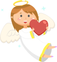 پیش‌نمایش فایل angel-with-heart-9779717 از پک فرشته