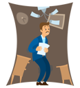 پیش‌نمایش فایل frightened-businessman-standing-in-shrinking-room-9792560 از پک بسته ترس
