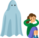 پیش‌نمایش فایل girl-covers-ears-from-fright-near-monster-9792557 از پک بسته ترس