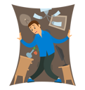 پیش‌نمایش فایل man-suffers-from-fear-of-closed-narrow-rooms-9792545 از پک بسته ترس