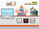 پیش‌نمایش فایل male-barista-at-work-in-cafe-9847887 از پک افراد در کافه