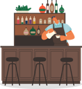 پیش‌نمایش فایل male-barista-making-coffee-in-coffeehouse-9847891 از پک افراد در کافه