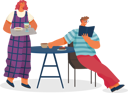 پیش‌نمایش فایل male-student-reading-book-in-cafe-drinking-coffee-9847897 از پک افراد در کافه