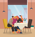 پیش‌نمایش فایل woman-taking-self-photo-in-cafe-9847864 از پک افراد در کافه