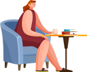 پیش‌نمایش فایل woman-with-coffee-and-documents-in-cafe-9847880 از پک افراد در کافه