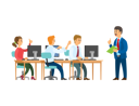 پیش‌نمایش فایل boss-giving-order-to-employees-about-computer-related-works-9887160 از پک کسب و کار
