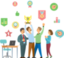 پیش‌نمایش فایل business-professionals-celebrating-business-win-9887153 از پک کسب و کار