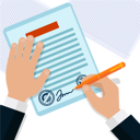 پیش‌نمایش فایل businessman-signs-document-stamped-handle-9887161 از پک کسب و کار