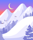 پیش‌نمایش فایل beauttiful-landscape-of-high-snowy-white-mountains-9821115 از پک کریسمس