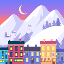 پیش‌نمایش فایل christmas-small-town-on-high-mountains-9821118 از پک کریسمس