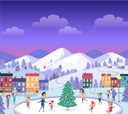 پیش‌نمایش فایل different-people-on-icerink-celebrating-new-year-9821077 از پک کریسمس