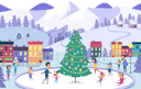 پیش‌نمایش فایل different-people-on-icerink-celebrating-new-year-9821082 از پک کریسمس