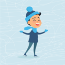 پیش‌نمایش فایل man-on-ice-rink-in-winter-9821084 از پک کریسمس