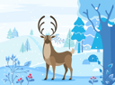 پیش‌نمایش فایل deer-walking-in-snowy-forest-arctic-land-9898182 از پک زمان زمستانی