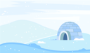 پیش‌نمایش فایل igloo-made-from-ice-bricks-9898183 از پک زمان زمستانی