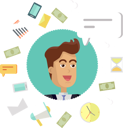 پیش‌نمایش فایل businessman-talking-about-business-creative-office-work-9990977 از پک افراد کسب‌وکار