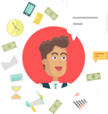 پیش‌نمایش فایل businessman-with-blue-eyes-managing-creative-office-work-9990968 از پک افراد کسب‌وکار