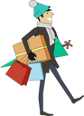 پیش‌نمایش فایل man-holding-christmas-gift-9995767 از پک کریسمس
