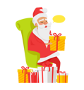پیش‌نمایش فایل santa-claus-with-presents-9995771 از پک کریسمس