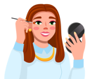 پیش‌نمایش فایل cute-brown-haired-girl-doing-eye-shadows-and-holding-pocket-mirror-in-hand-9969366 از پک بلاگر زیبایی