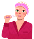 پیش‌نمایش فایل young-caucasian-blonde-woman-brushing-her-teeth-9969363 از پک بلاگر زیبایی