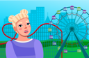 پیش‌نمایش فایل young-girl-near-ferris-wheel-with-roller-coaster-ride-amid-large-city-buildings-9969381 از پک بلاگر زیبایی