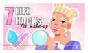 پیش‌نمایش فایل young-girl-telling-about-life-hacks-in-makeup-9969346 از پک بلاگر زیبایی