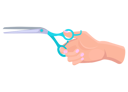 پیش‌نمایش فایل iron-scissors-in-human-hand-10128937 از پک کف دست
