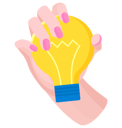 پیش‌نمایش فایل light-bulb-in-human-hand-10128949 از پک کف دست