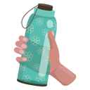 پیش‌نمایش فایل plastic-reusable-bottle-for-water-10128952 از پک کف دست