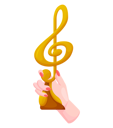 پیش‌نمایش فایل woman-holding-treble-clef-in-her-hand-10128975 از پک کف دست