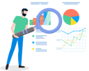 پیش‌نمایش فایل business-consultant-consulting-the-business-statistics-10186124 از پک افراد کسب‌وکار