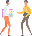پیش‌نمایش فایل business-people-discussing-about-financial-statistical-poster-10186107 از پک افراد کسب‌وکار