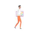 پیش‌نمایش فایل businessman-with-financial-statistics-poster-10186108 از پک افراد کسب‌وکار