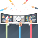 پیش‌نمایش فایل stock-exchange-rates-on-monitors-10186118 از پک افراد کسب‌وکار