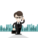 پیش‌نمایش فایل businessman-talking-on-phone-10245341 از پک کسب و کار