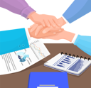 پیش‌نمایش فایل happy-partnership-10245328 از پک کسب و کار