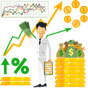 پیش‌نمایش فایل happy-trader-with-profit-10245340 از پک کسب و کار