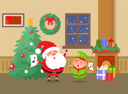 پیش‌نمایش فایل merry-christmas-celebration-of-elf-and-santa-claus-10239409 از پک کریسمس