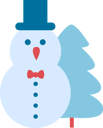 پیش‌نمایش فایل snowman-and-christmas-tree-10239378 از پک کریسمس