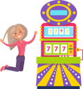 پیش‌نمایش فایل blonde-girl-winning-in-casino-10301550 از پک دستگاه بازی