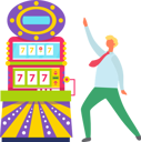 پیش‌نمایش فایل dancing-man-happy-of-jackpot-in-casino-gambler-10301541 از پک دستگاه بازی